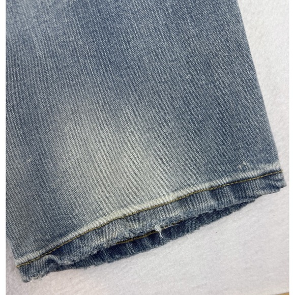 Aeropostale Jeans Straight Stretch Cotton Light‎ Wash Distressed Denim 32x32 NWT - Picture 15 of 15